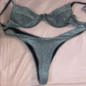 sparkly lingerie set